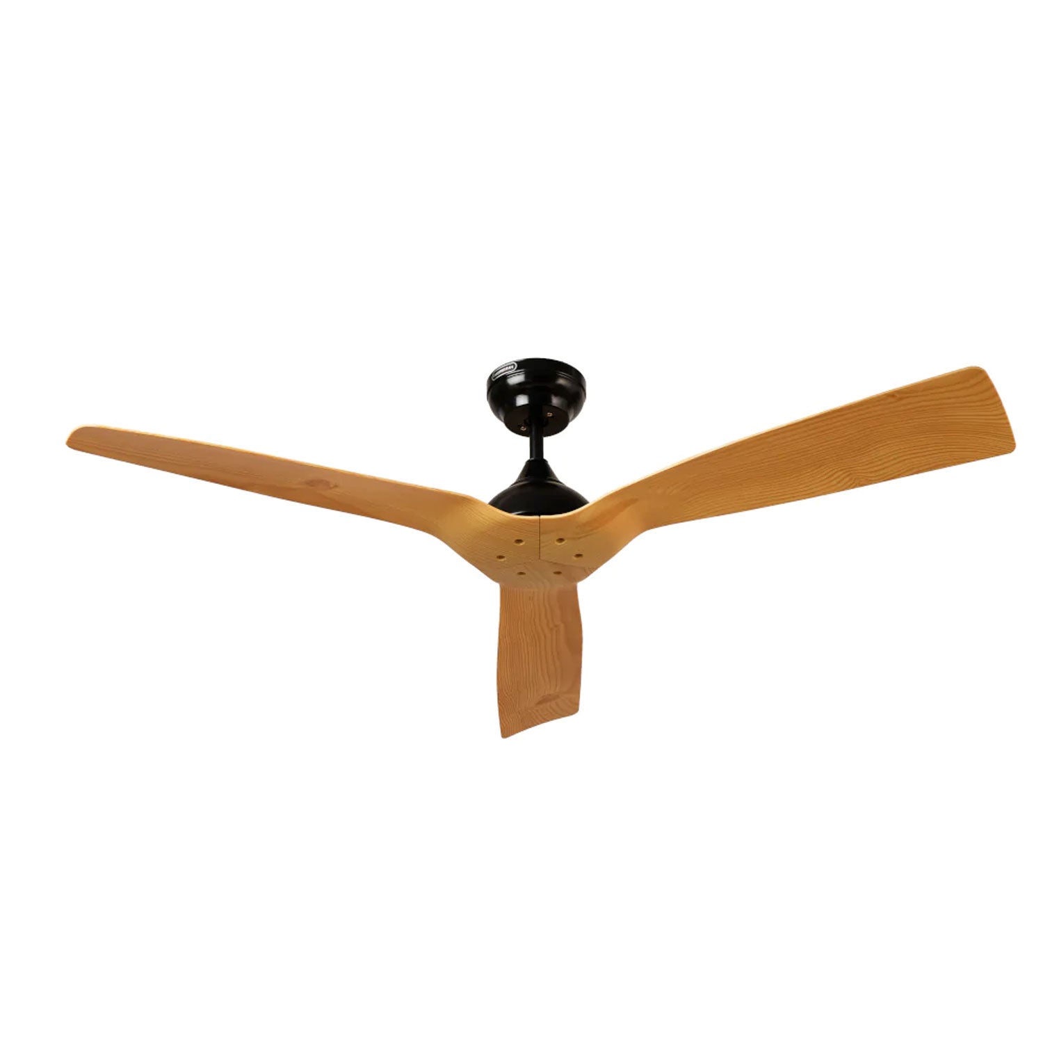 Ventilador de Techo Aqua 52" 3 Aspas Negro/Fresno – Masterfan